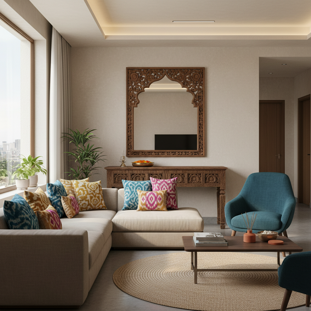  Indian Living Room Designs Ideas for Delhi NCR Homes